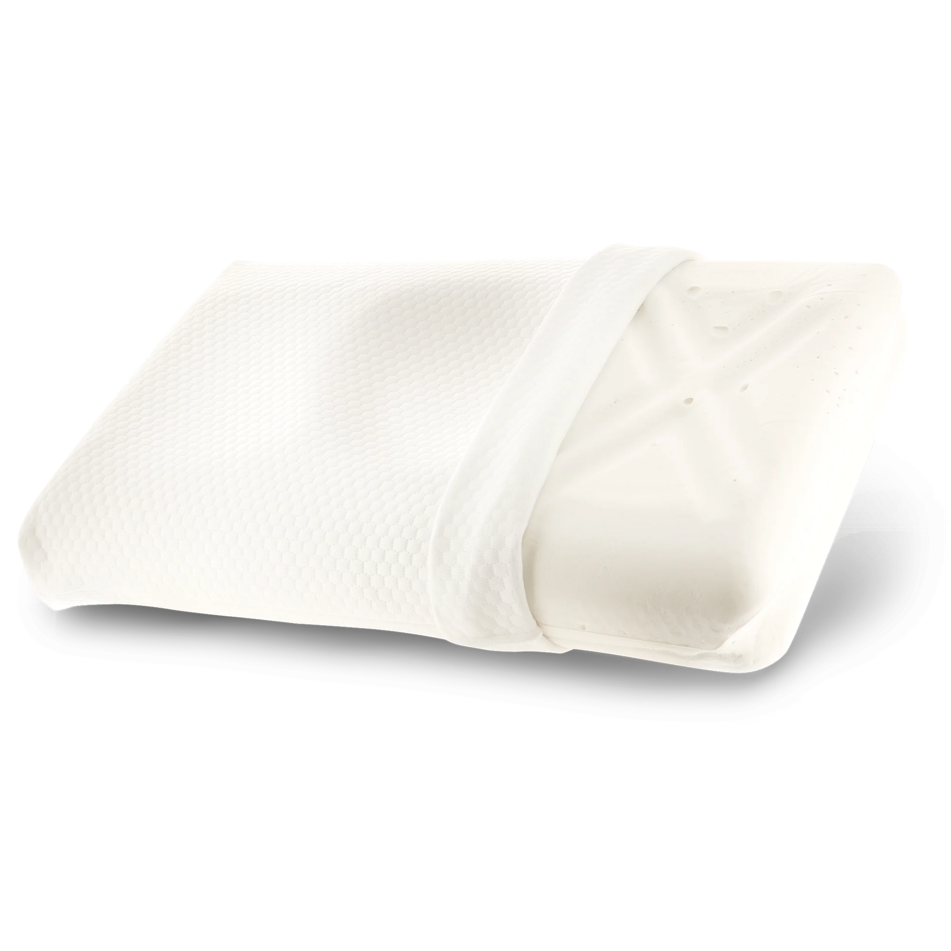 Cervical support pillow with soft removable cover designed for comfort and easy cleaning