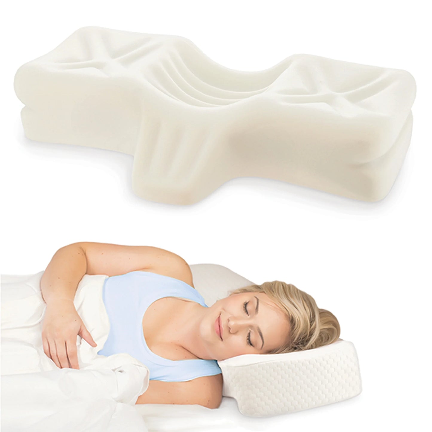 Neck support pillow - side sleeping