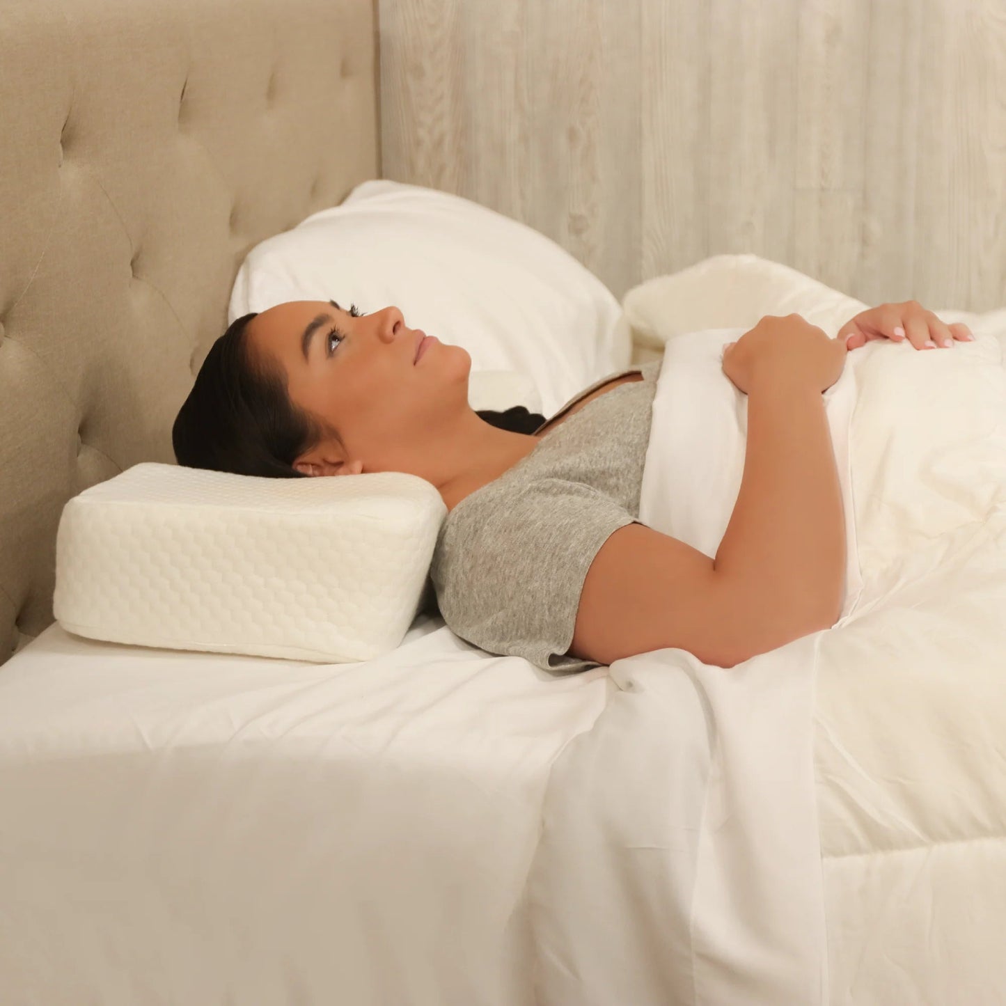 neck support pillow - back sleeping