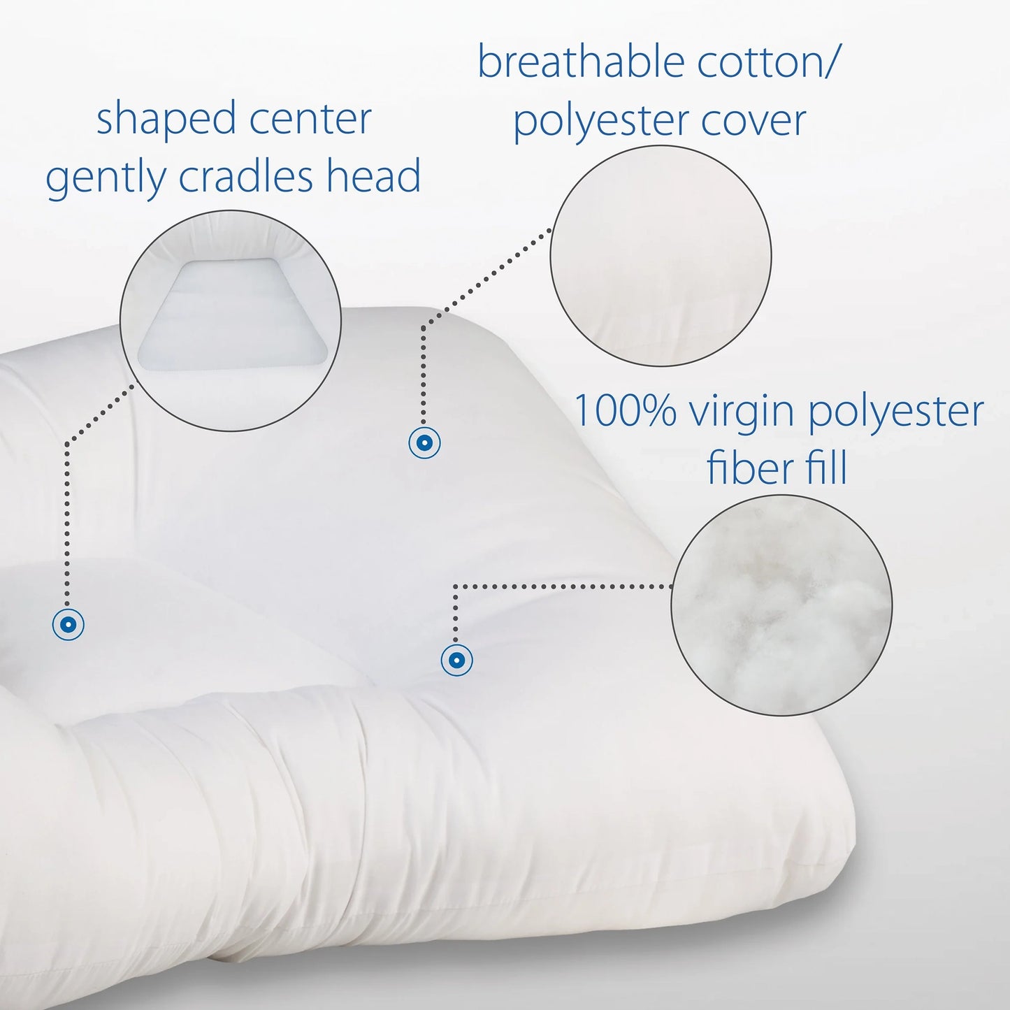 pillow for upper back and neck pain